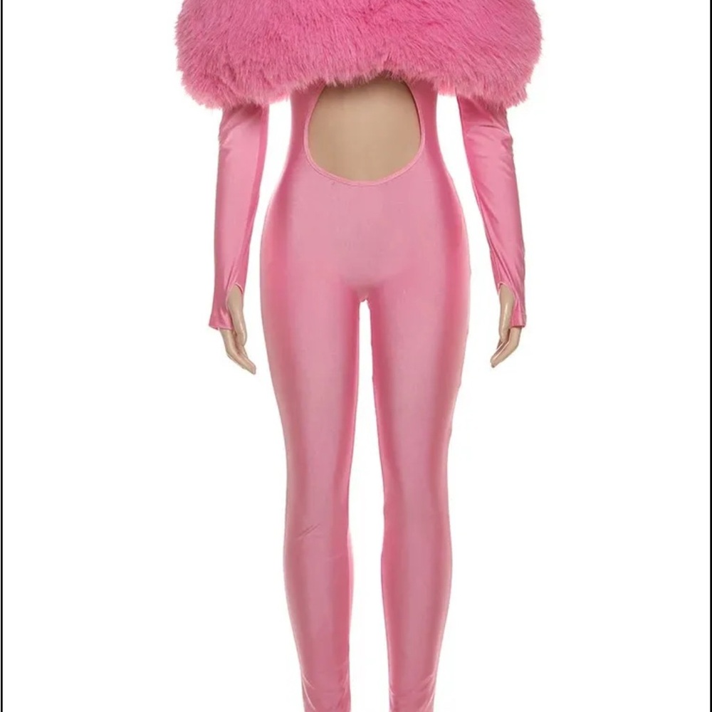 Elegant Pink Women's Jumpsuit